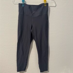 EUC Athleta Interval Stash 7/8 Tight Slate Blue Size Medium